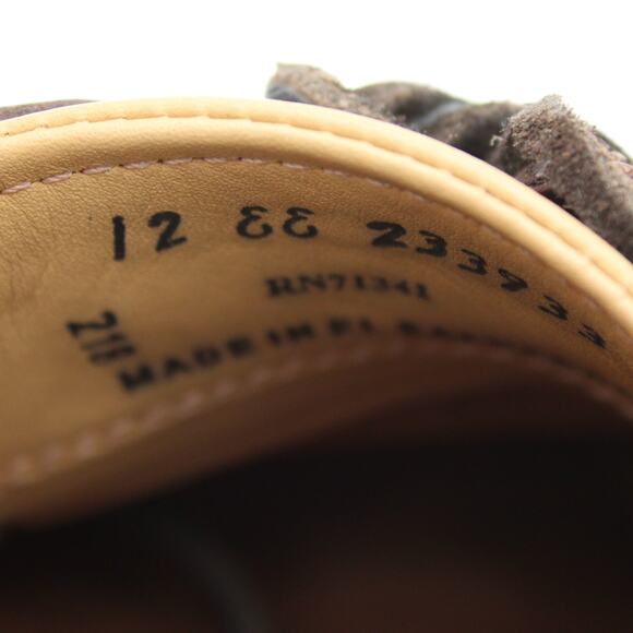 LL Bean Loafer Boat Shoe Mens 12 EE Wide Brown Leather Classic Preppy - Picture 8 of 8